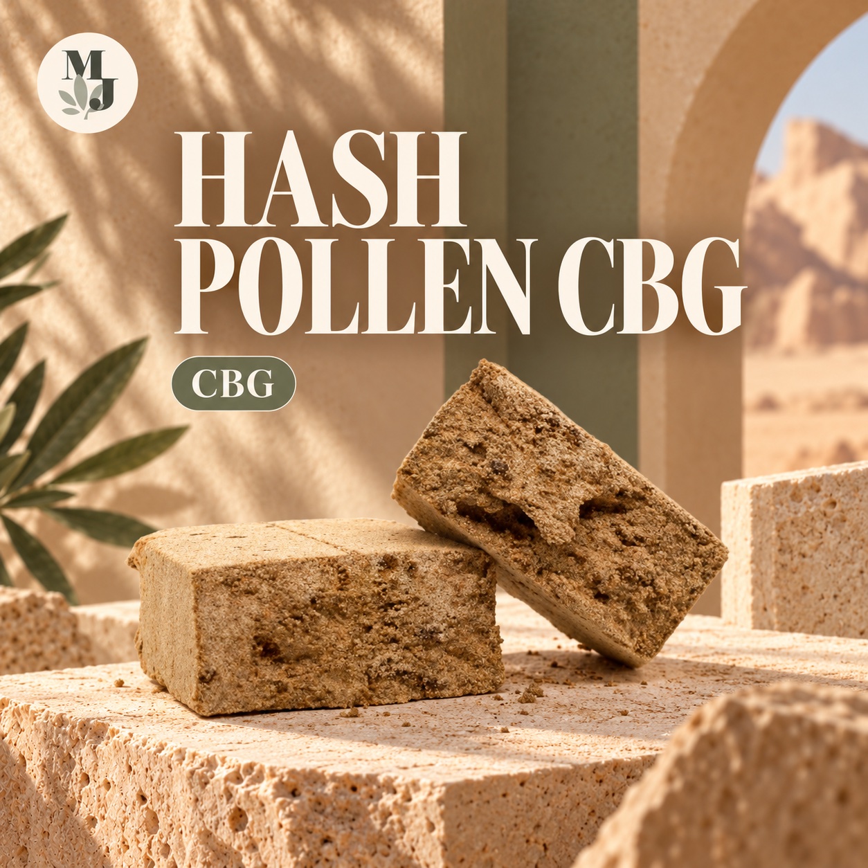 HASH POLLEN CBG — logo MJ Store