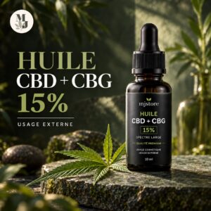 CBD + CBG 15 % — présentation du produit