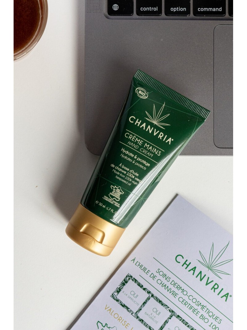 Crème mains Chanvria 50 ml en situation