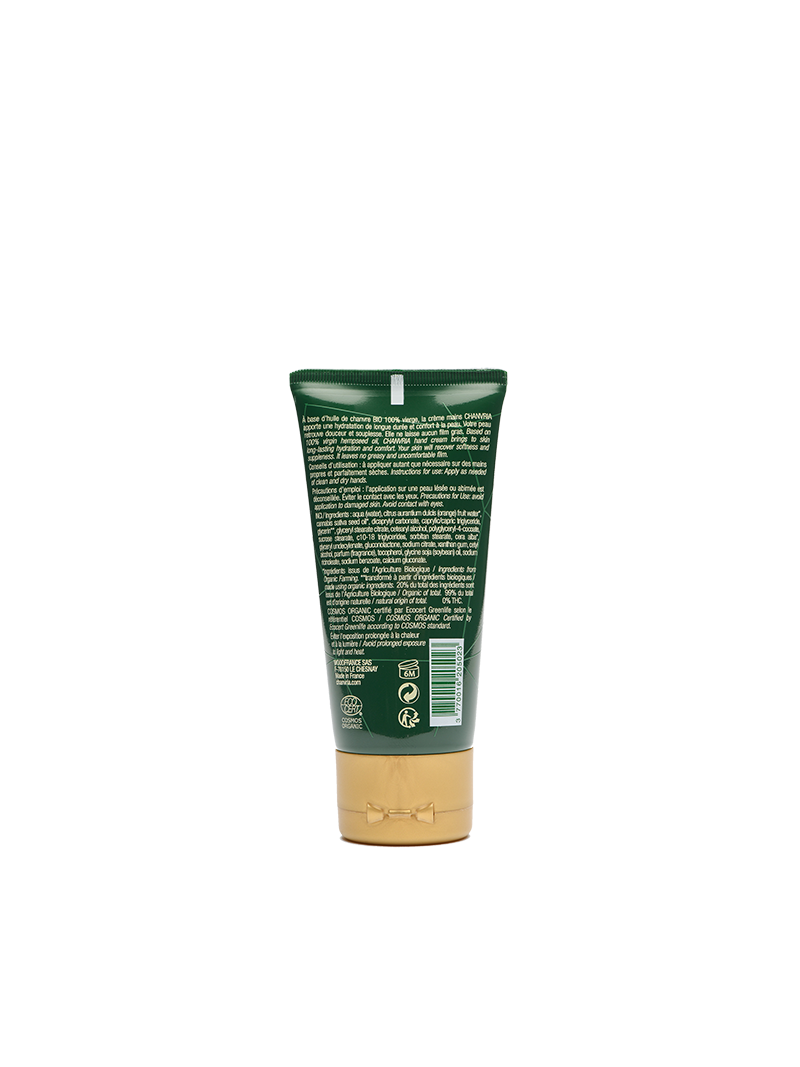 Crème mains Chanvria 50 ml, dos du tube