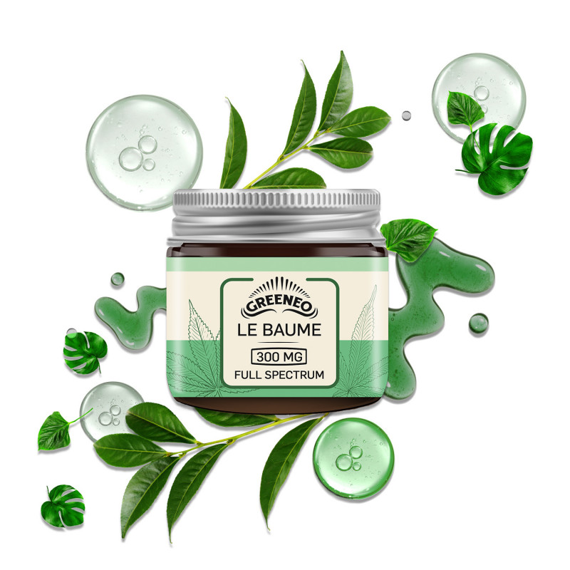 Baume Greeneo CBD 300 mg, présentation du fabricant