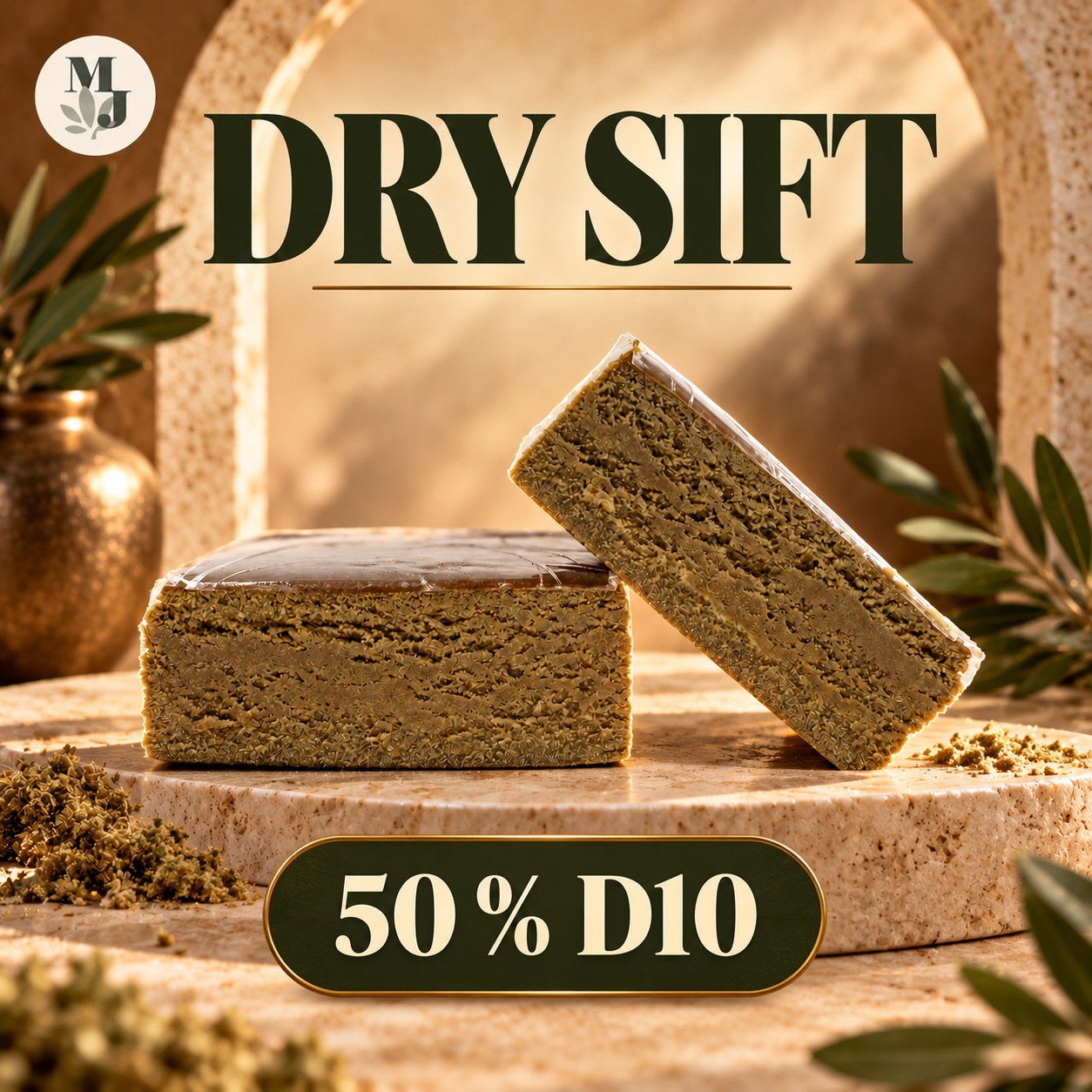 DRY SIFT — visuel commercial MJ Store