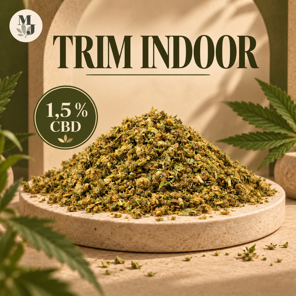 TRIM INDOOR — visuel commercial MJ Store