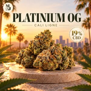 PLATINIUM OG — visuel commercial MJ Store