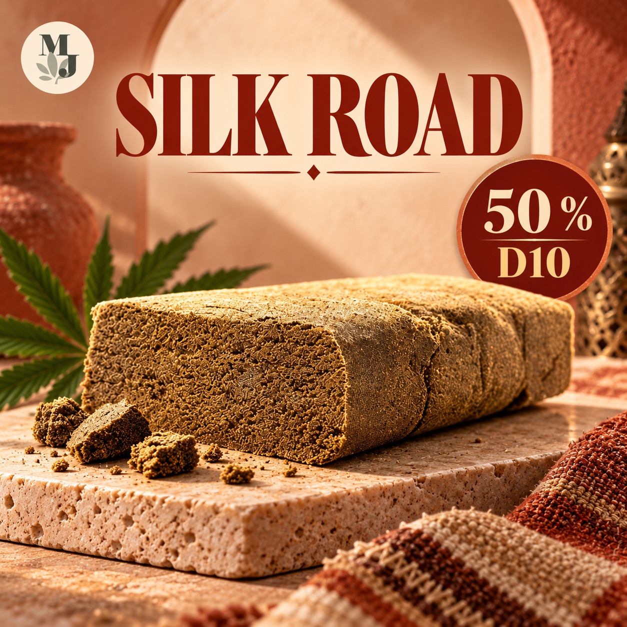 SILK ROAD — visuel commercial MJ Store