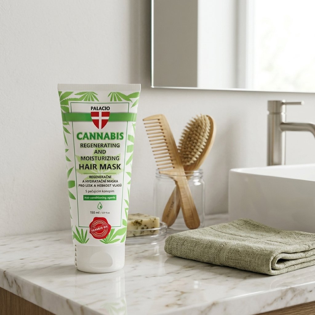 Masque capillaire Palacio 150 ml dans la salle de bain
