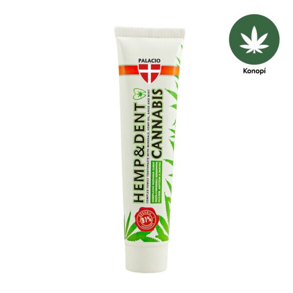 Dentifrice Palacio Hemp Dent 75 g, tube