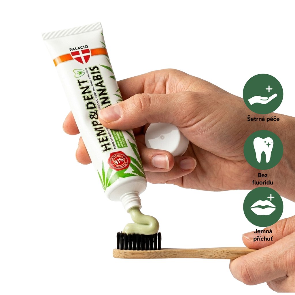 Texture du dentifrice Palacio Hemp Dent